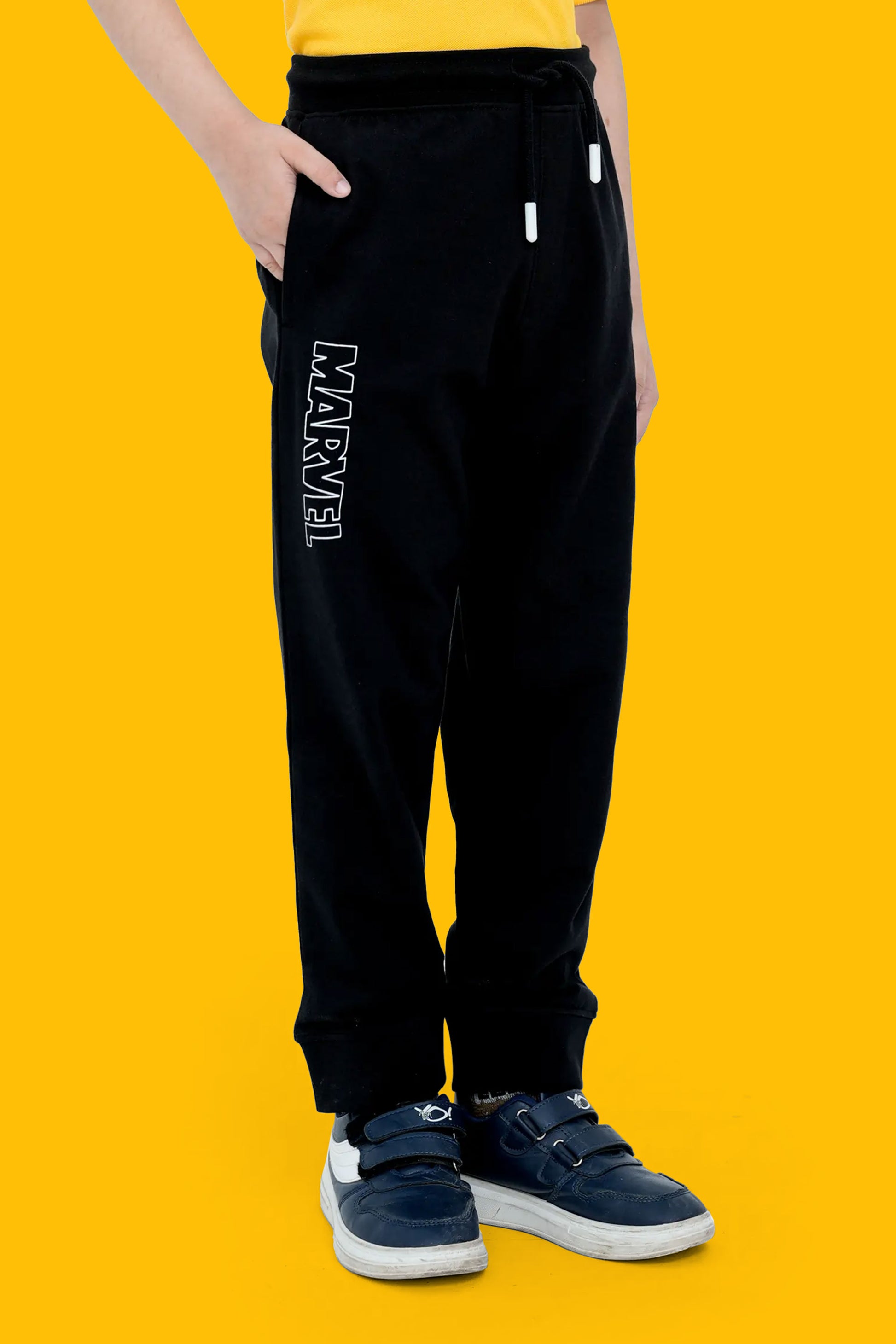 Kids Regular Fit Trouser - Black