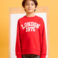 Junior Boys Embroidered Sweatshirt - Rubiconda