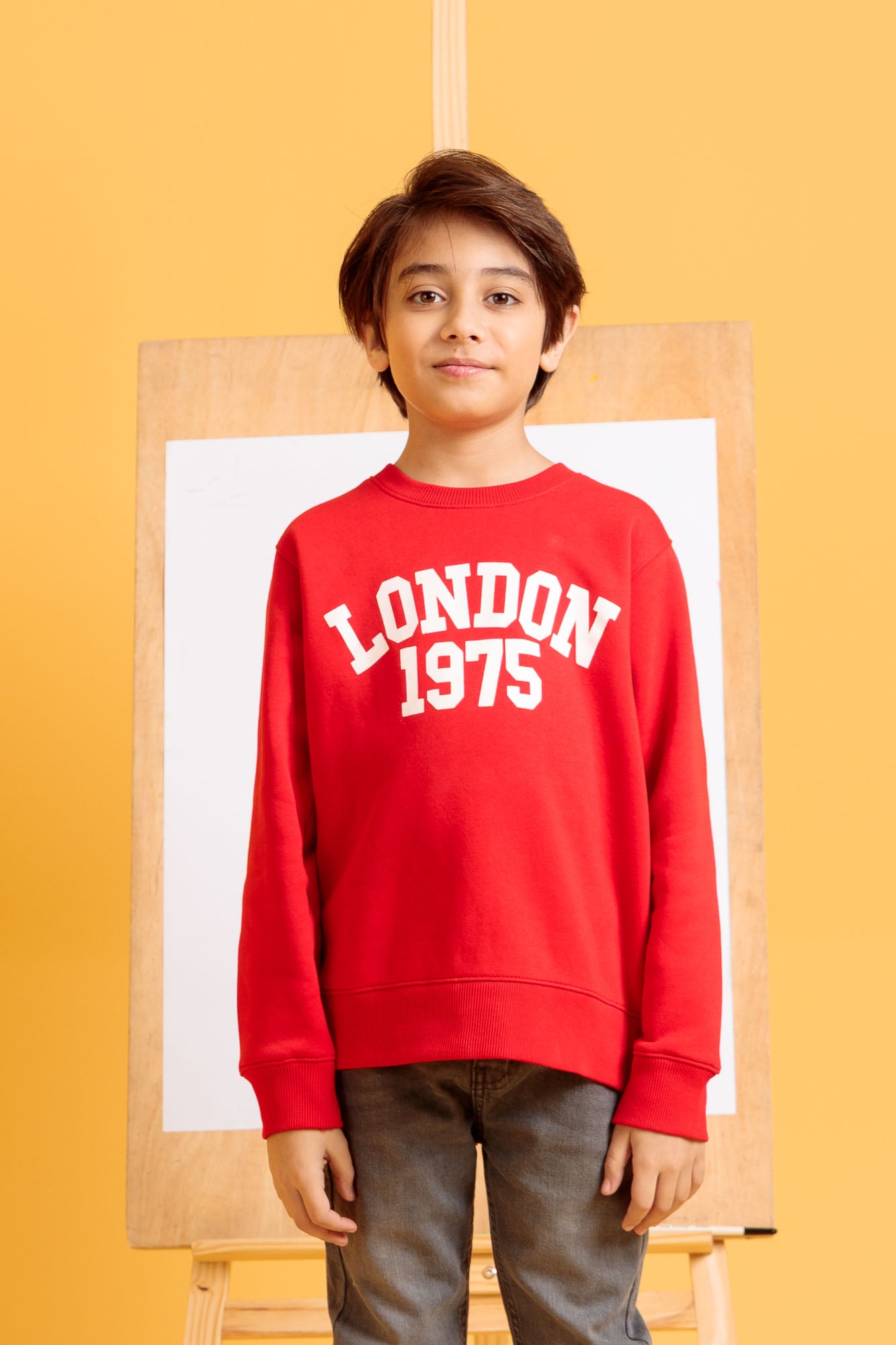 Junior Boys Embroidered Sweatshirt - Rubiconda