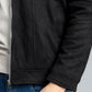 Men’s Soft & Fuzzy Suede Jacket - Black