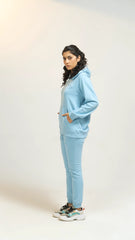 Women Tracksuit Regular - Sky Blue - Harwage