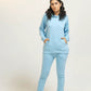 Women Tracksuit Regular - Sky Blue - Harwage