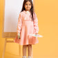 Little Girls’ Wool Frock - Tea Pink