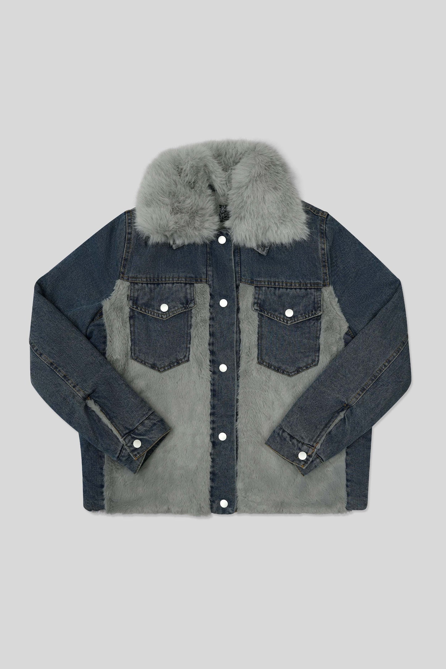 Women’s Outerwear Jacket - Faded Denim
