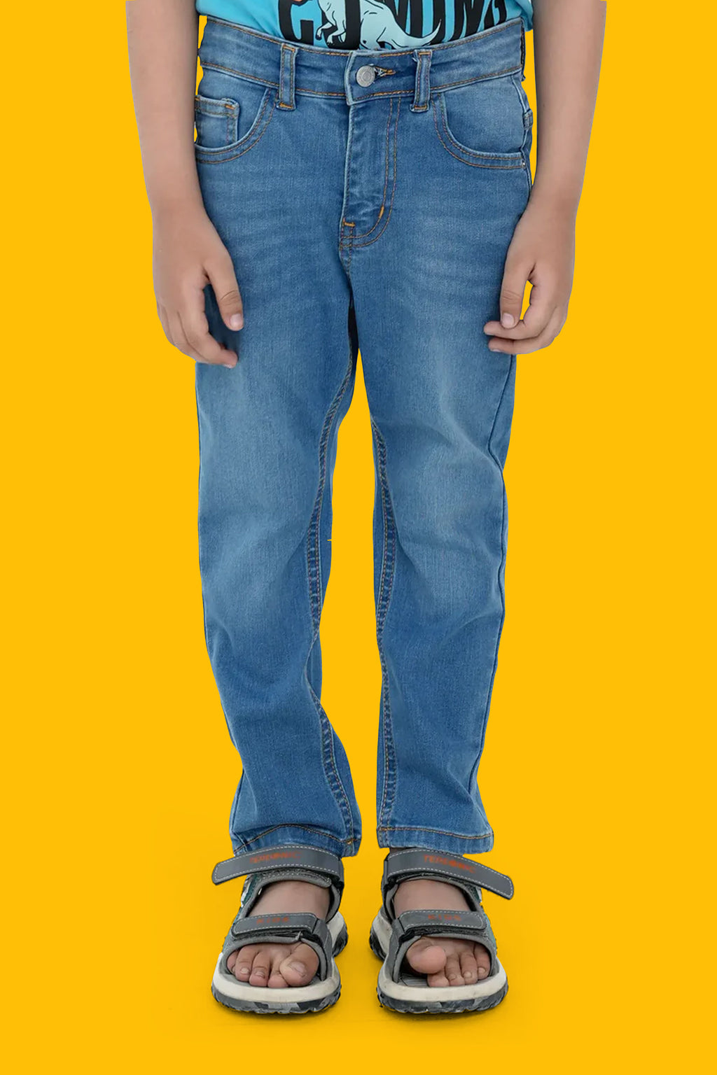 Boys Straight Fit - LT Blue