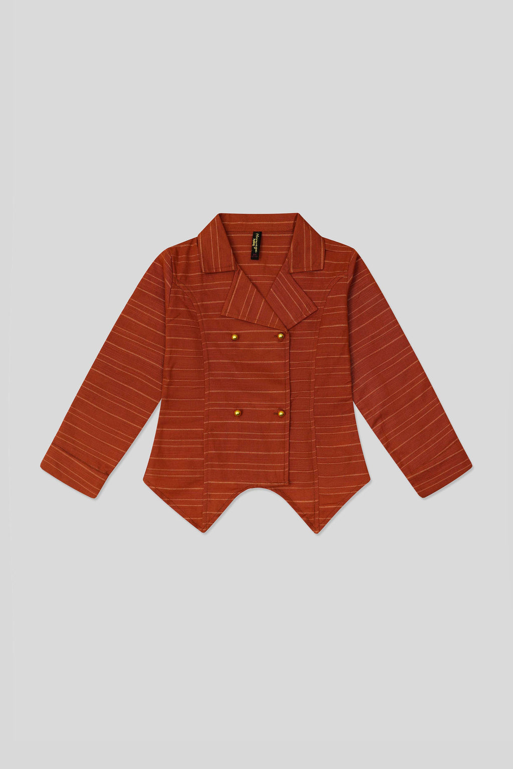 Junior Girls’ Two-Piece Cotton Set - Brown