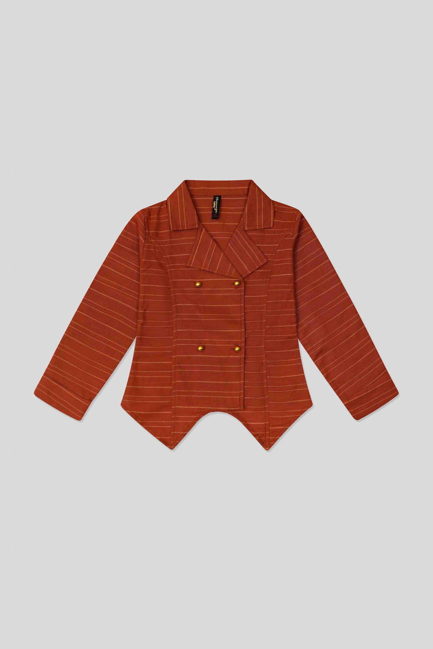 Junior Girls’ Two-Piece Cotton Set - Brown