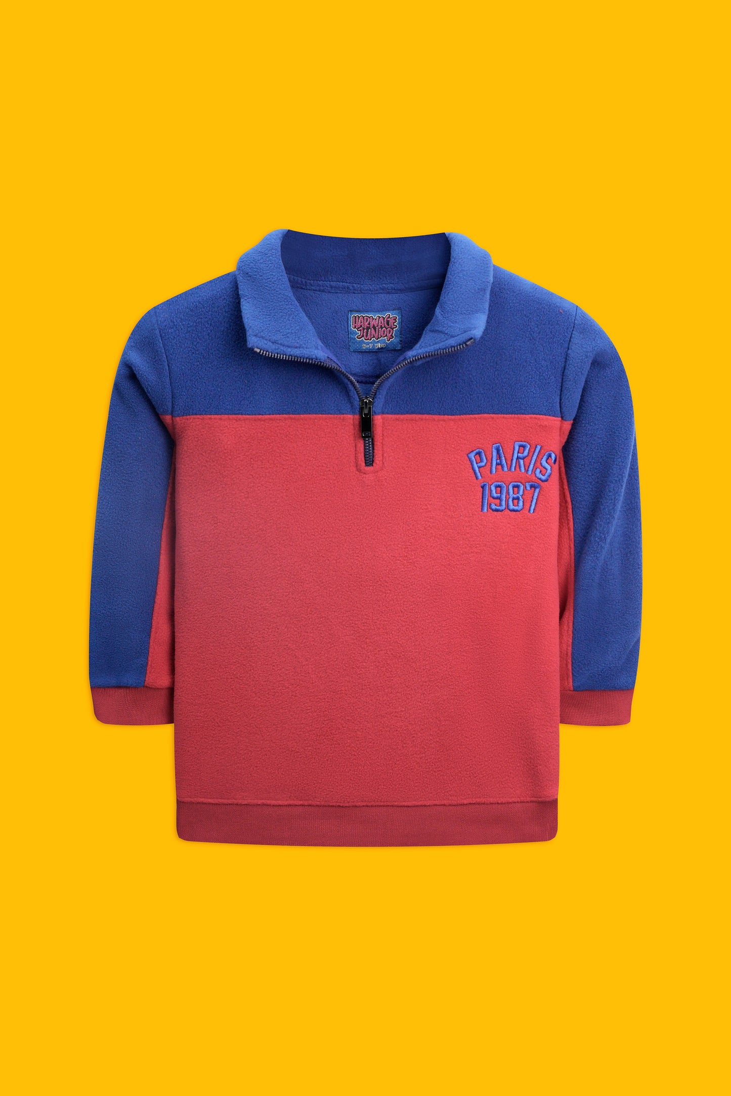 Little Boys Sweatshirt - Red Blue