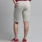 Men's 100% Cotton Shorts - Haider Grey