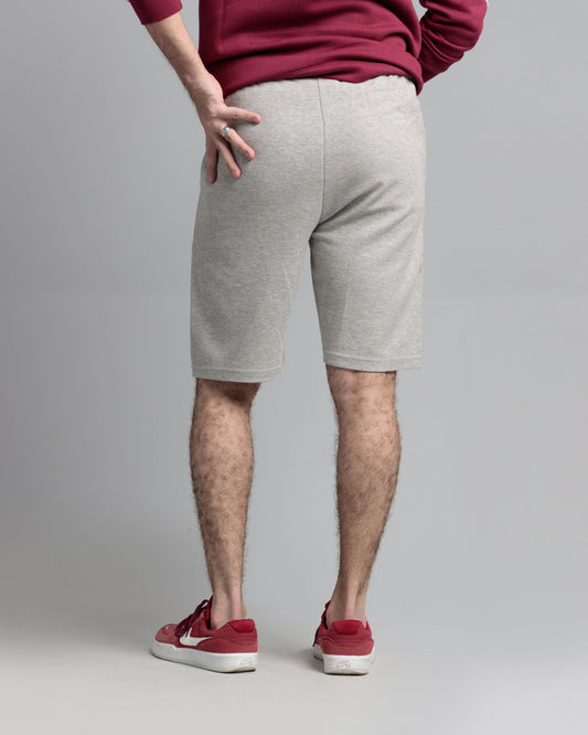 Men's 100% Cotton Shorts - Haider Grey