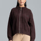 Women’s Wool Cardigan - Dark Brown