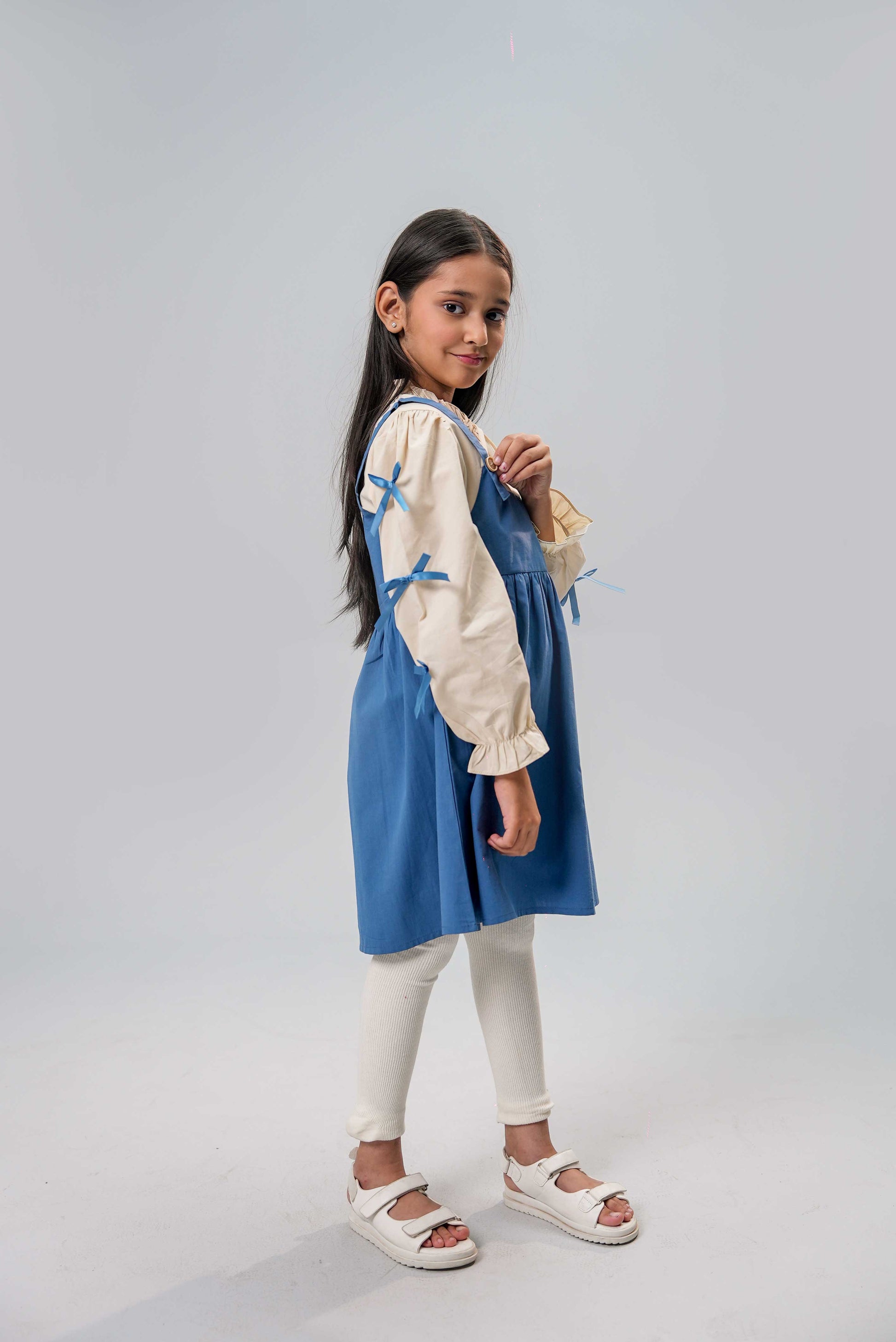 Junior Girls Frock - Blue