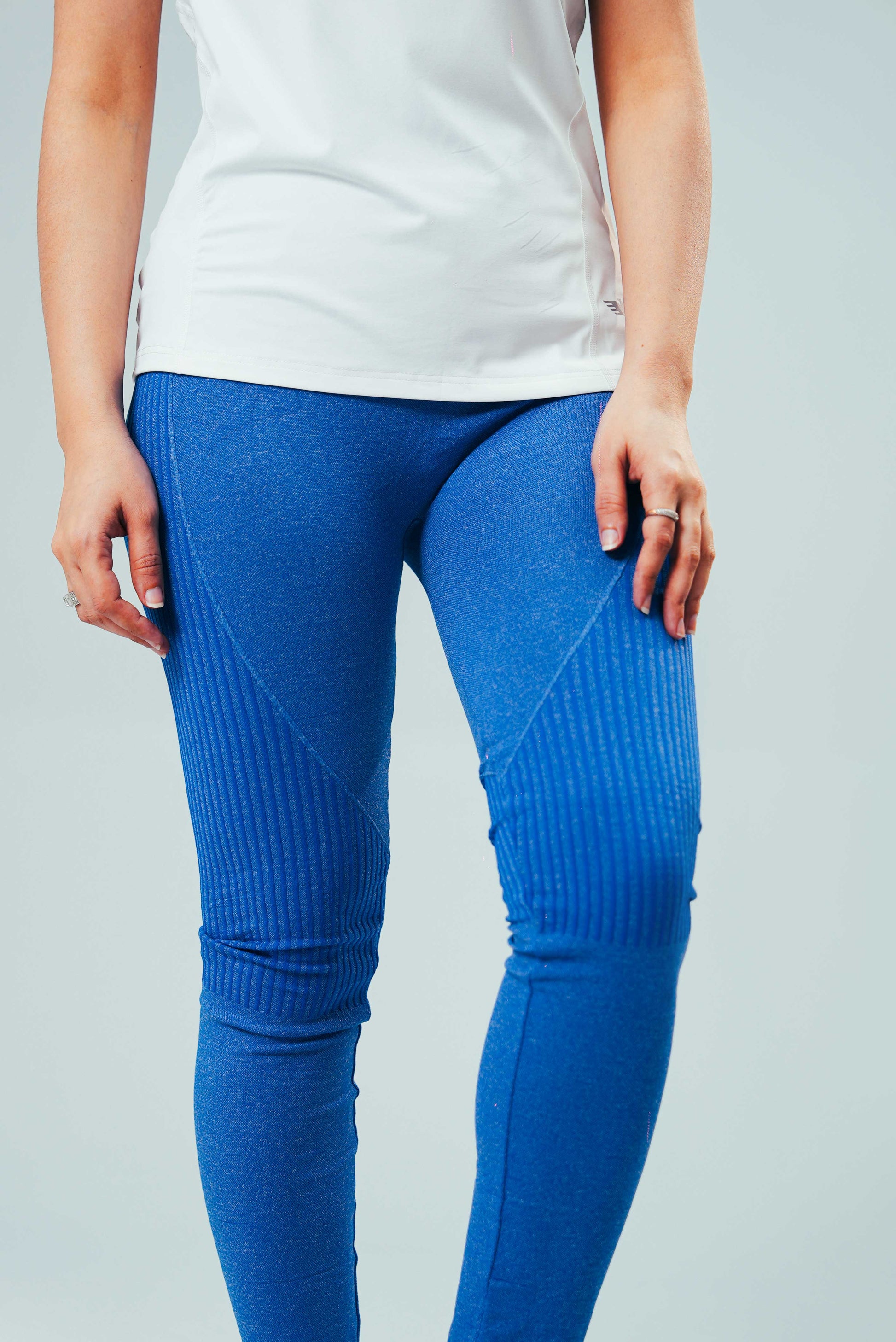 Women’s Cold Wool Tights – Blue