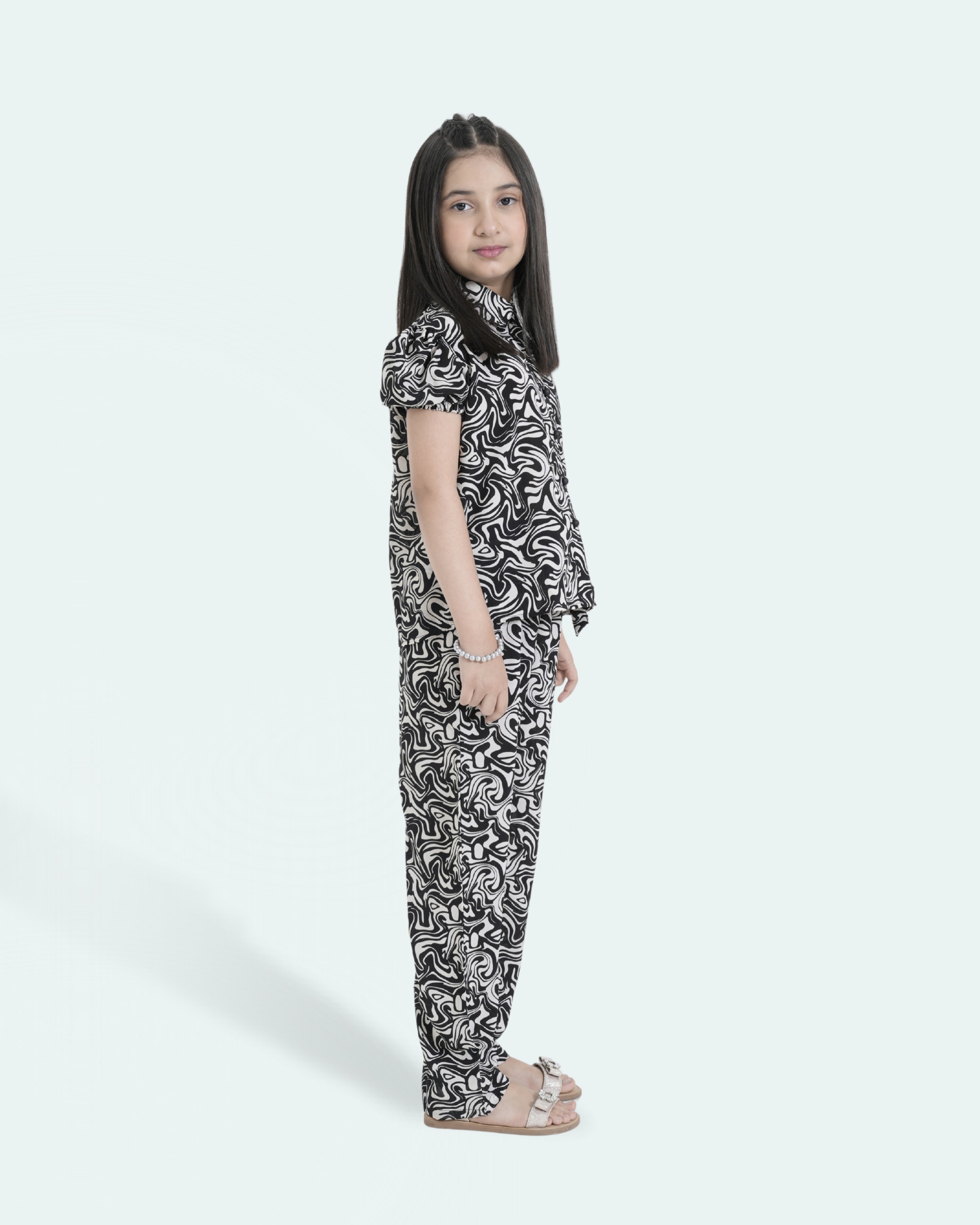 Girls Two Piece Set - Black