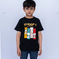 Junior Graphic T-Shirt – Jet Black