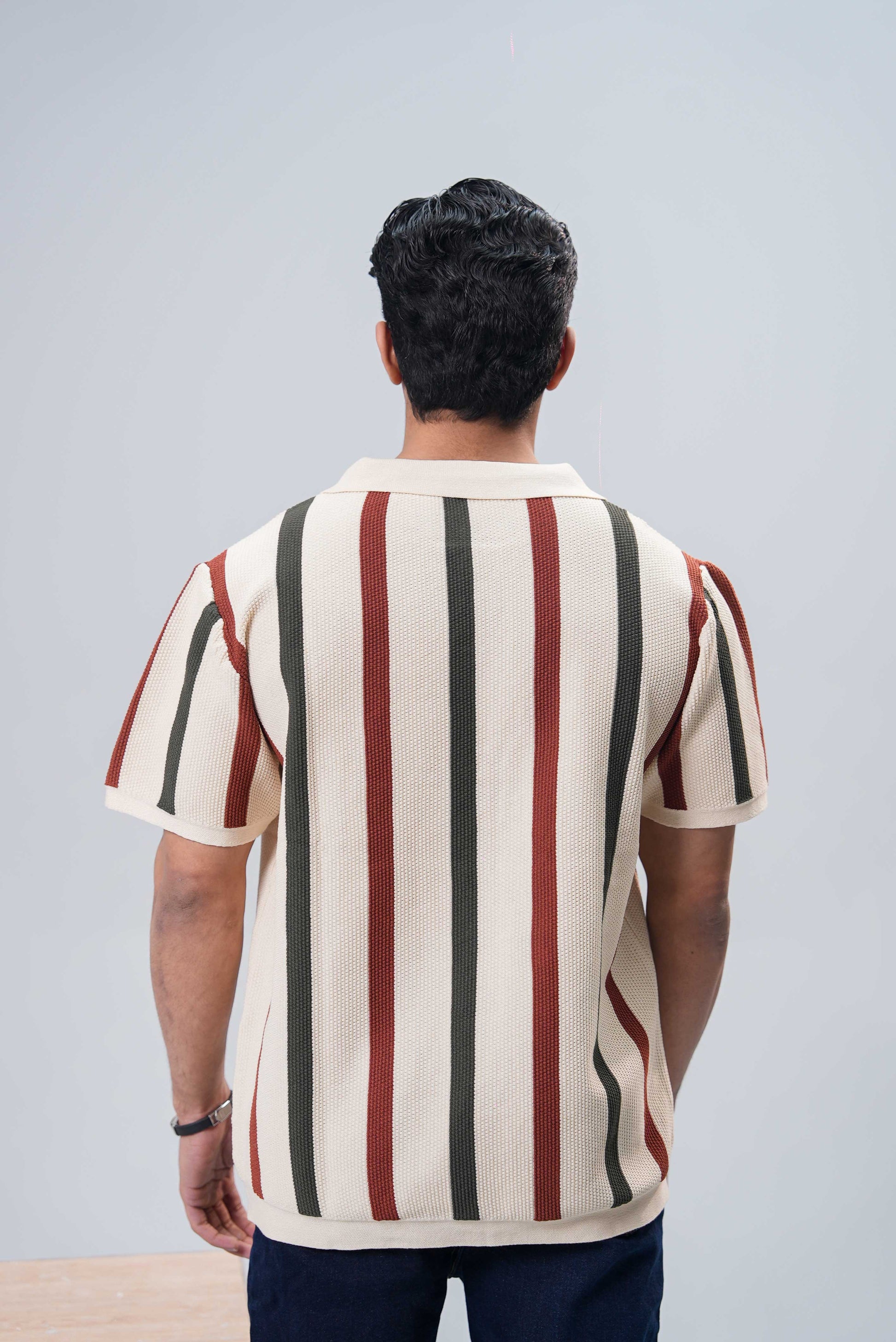 Men’s Essential Plain Polo Shirt – Cream