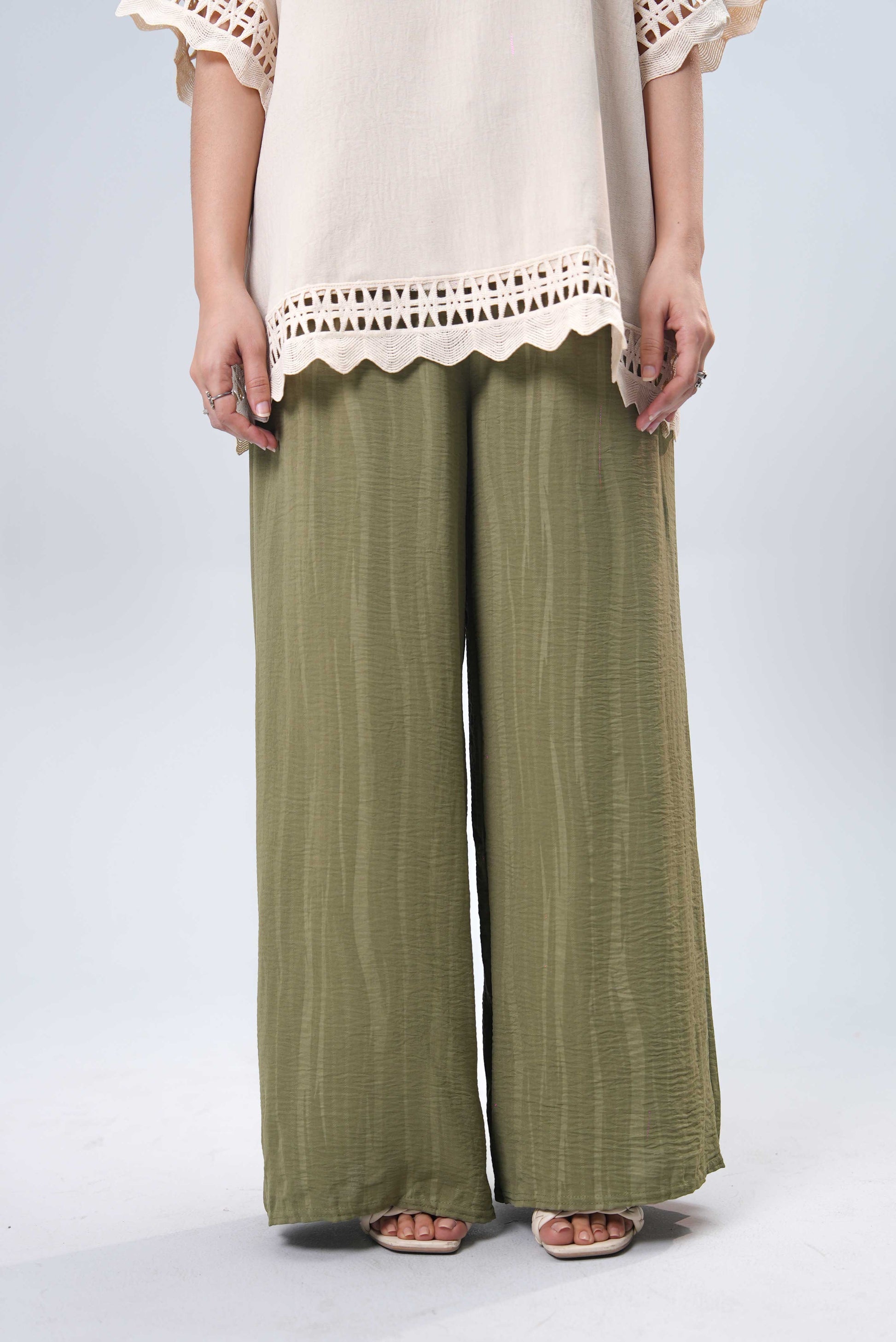 Women Trouser - Olive Green
