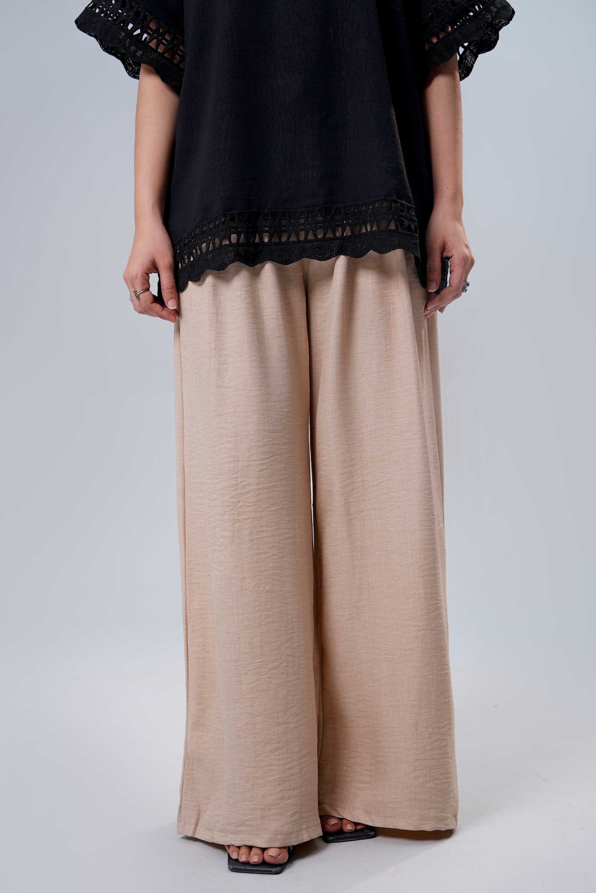 Women Trouser - Beige