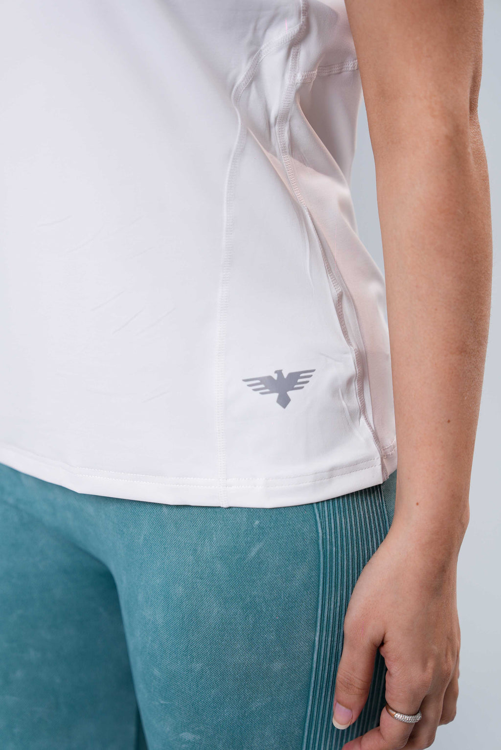 Women Top Gym wear - White