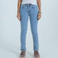 Women Straight Fit Denim Jeans - Light Blue