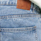 Men Skater Fit Cargo Denim Jeans - Ice Blue