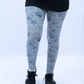 Women Printed Leggings – Grey