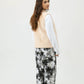 Women Rabbit Wool Sleeveless Coat - Beige - Harwage