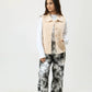 Women Rabbit Wool Sleeveless Coat - Beige - Harwage
