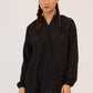 Women Ban Dress Shirt - Black