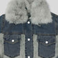 Women’s Outerwear Jacket - Faded Denim