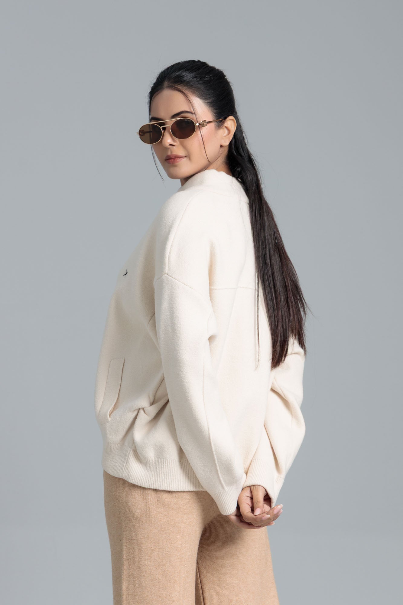 Women’s Wool Cardigan - Off White