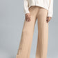 Women’s Wool Knit Trousers - Beige