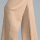 Women’s Wool Knit Trousers - Beige