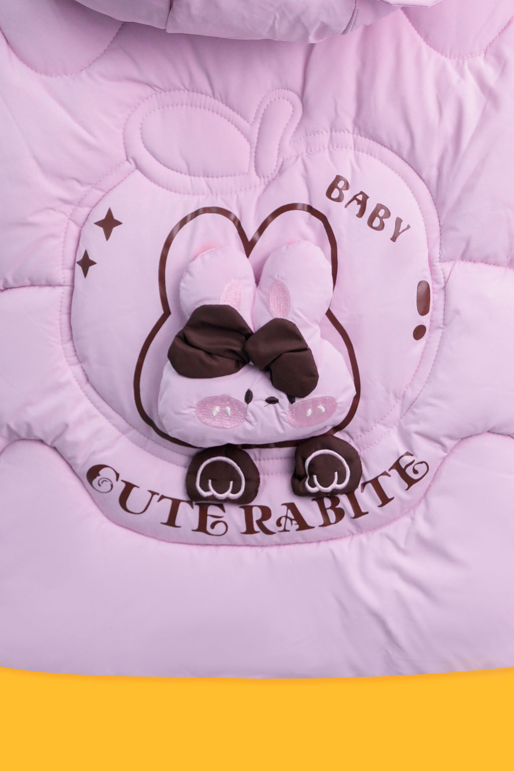 Little Girls Mid Length Parachute - Baby Pink