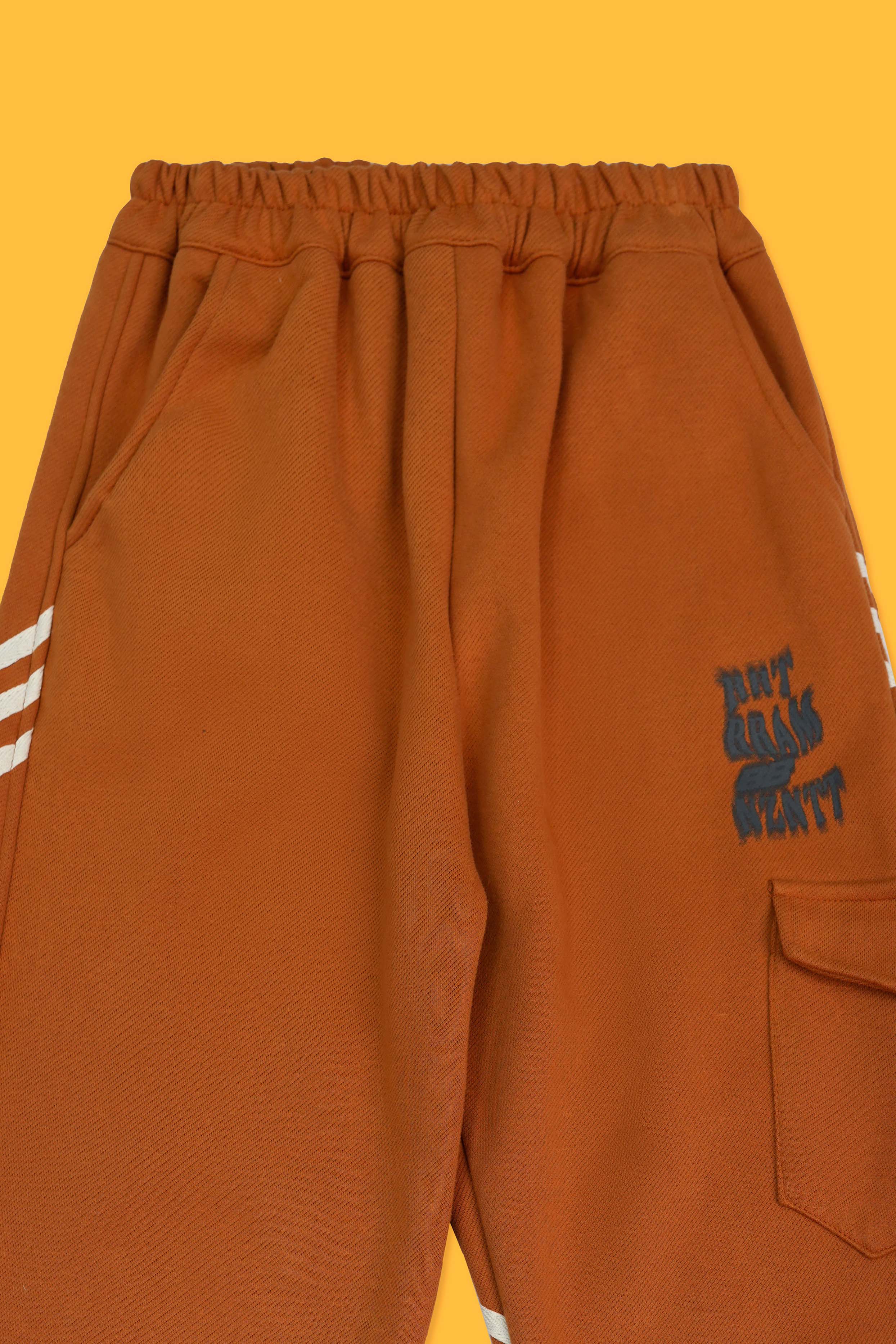 Junior Boys Two-Piece Outfit - Rust