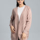 Women’s Acrylic Wool Cardigan - Reddish Pink