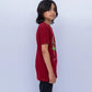 Little Girls Graphic Tee – Maroon