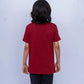Little Girls Graphic Tee – Maroon