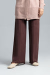 Women’s Wool Knit Trousers - Chocolate Malt