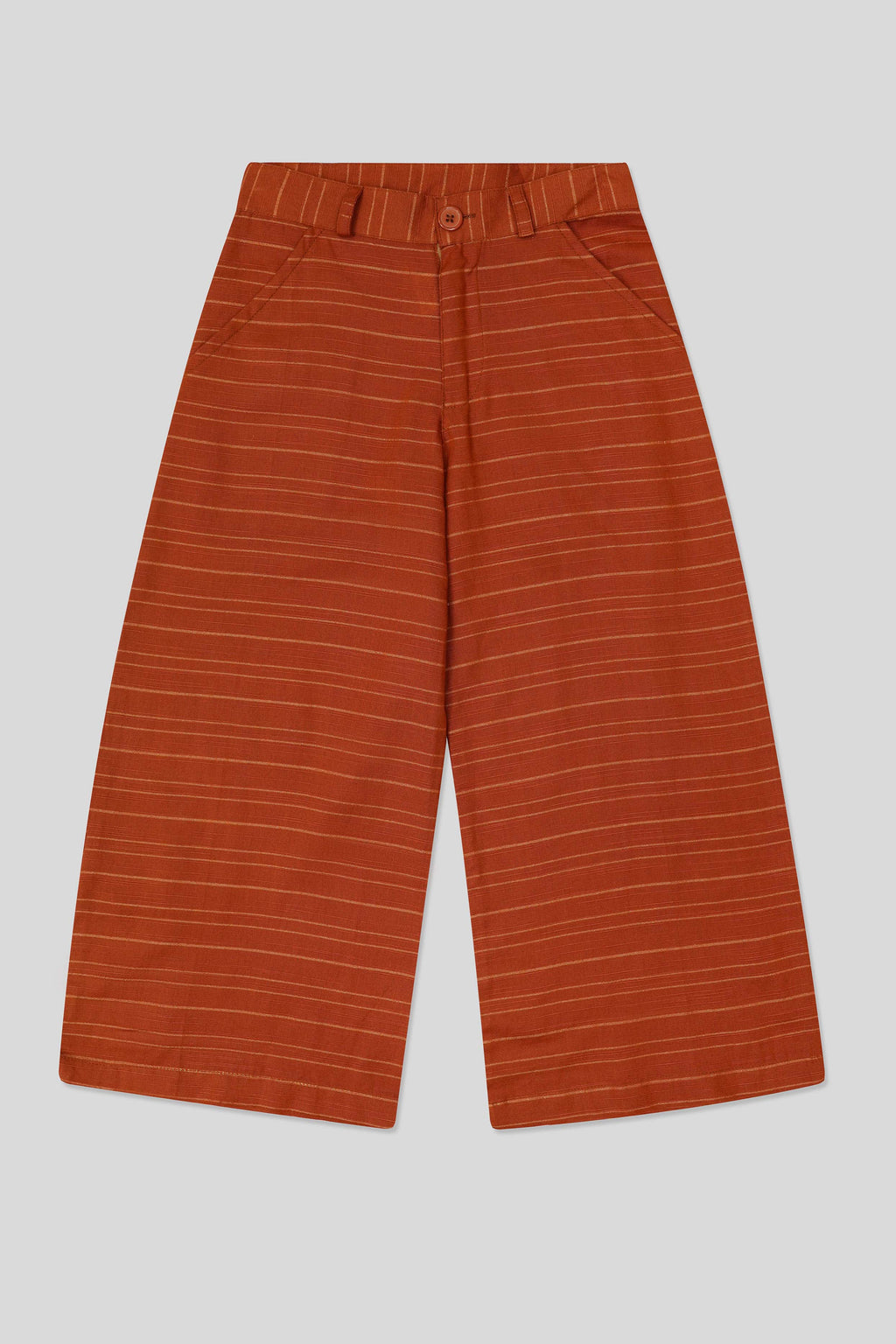 Junior Girls’ Two-Piece Cotton Set - Brown