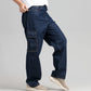 Women Loose Fit Cargo Denim Jeans - Indigo