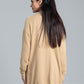 Women’s Acrylic Wool Cardigan - Wheat