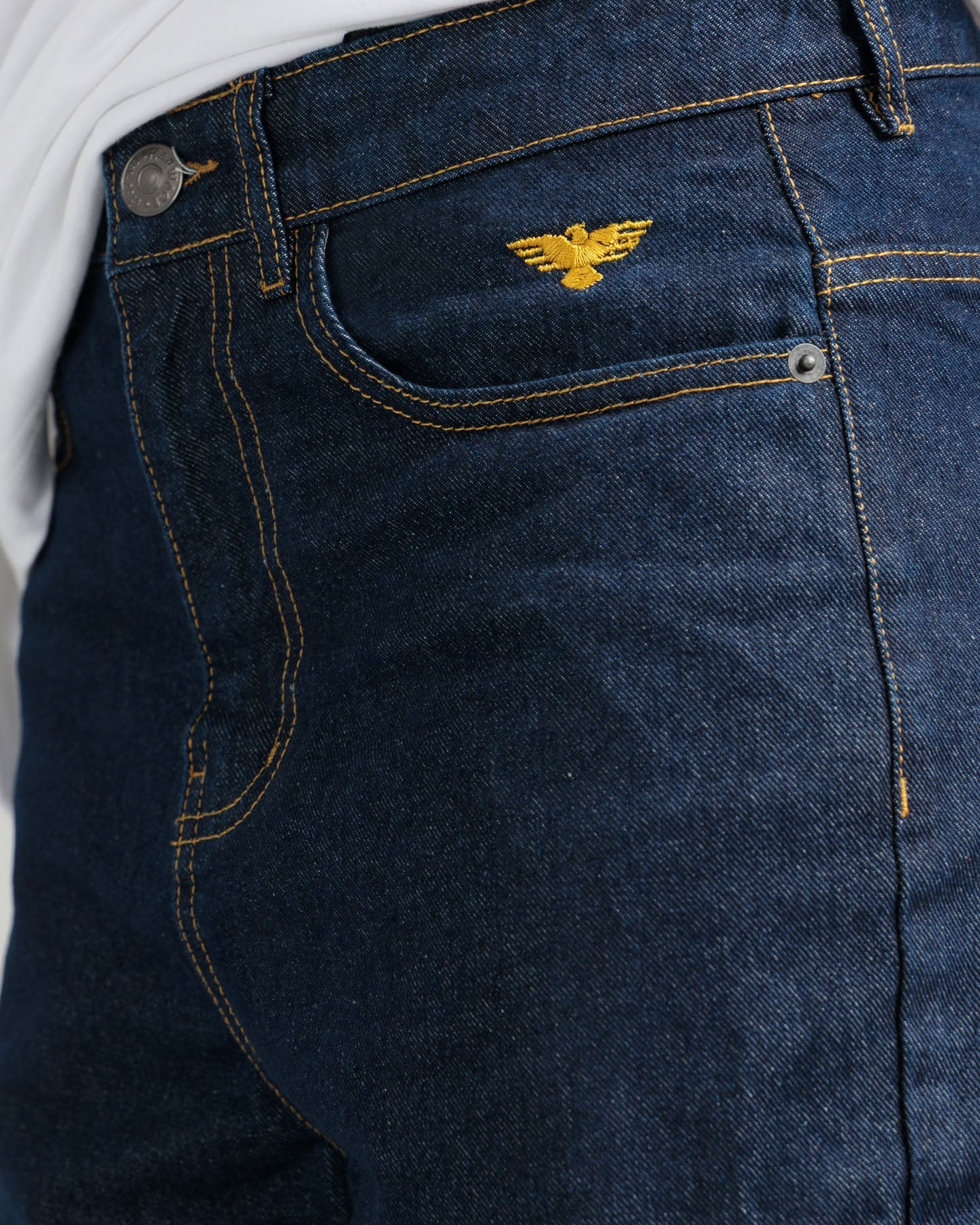 Women Loose Fit Cargo Denim Jeans - Indigo