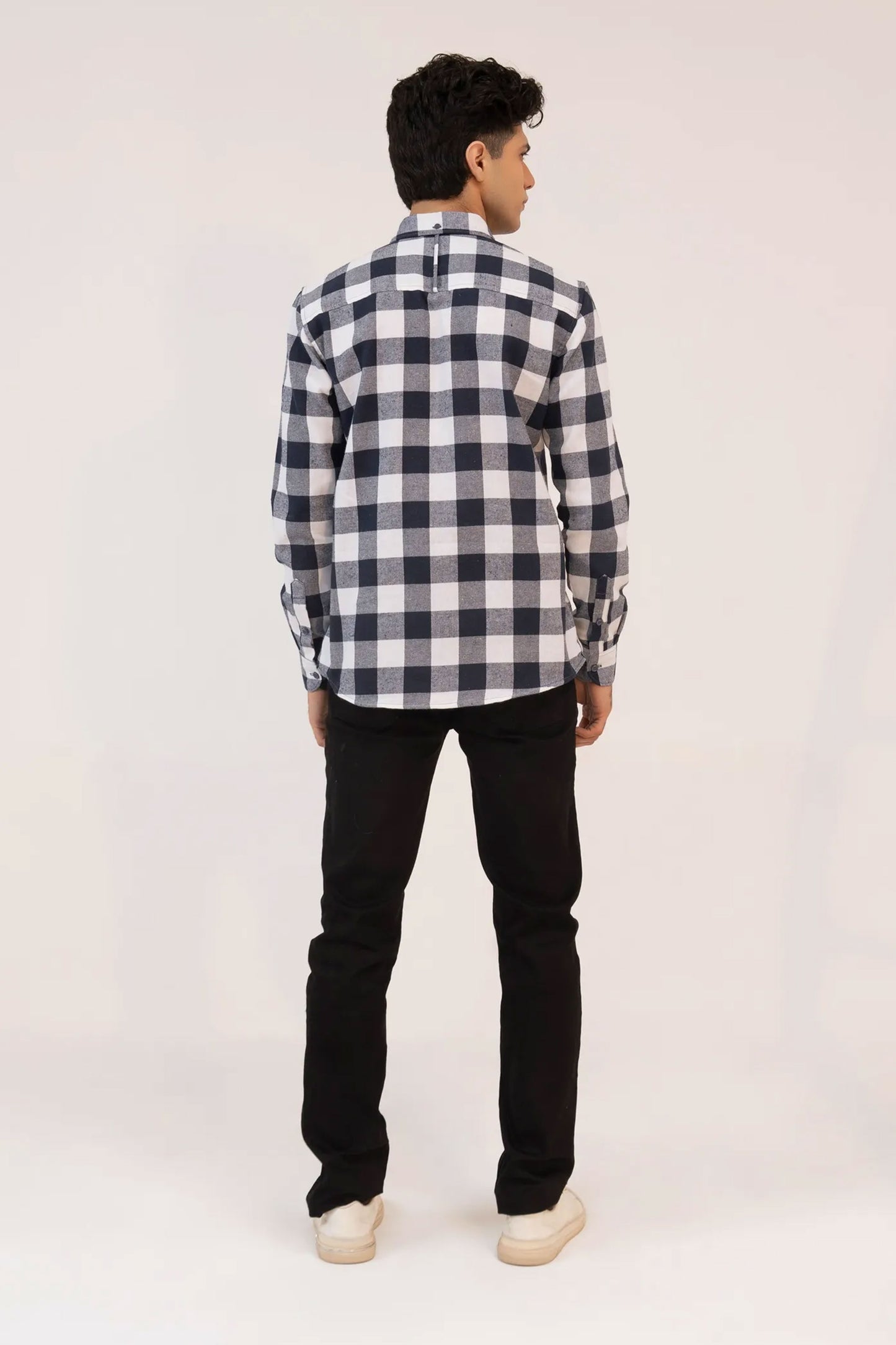 Men Casual Dress Shirt - Checkered