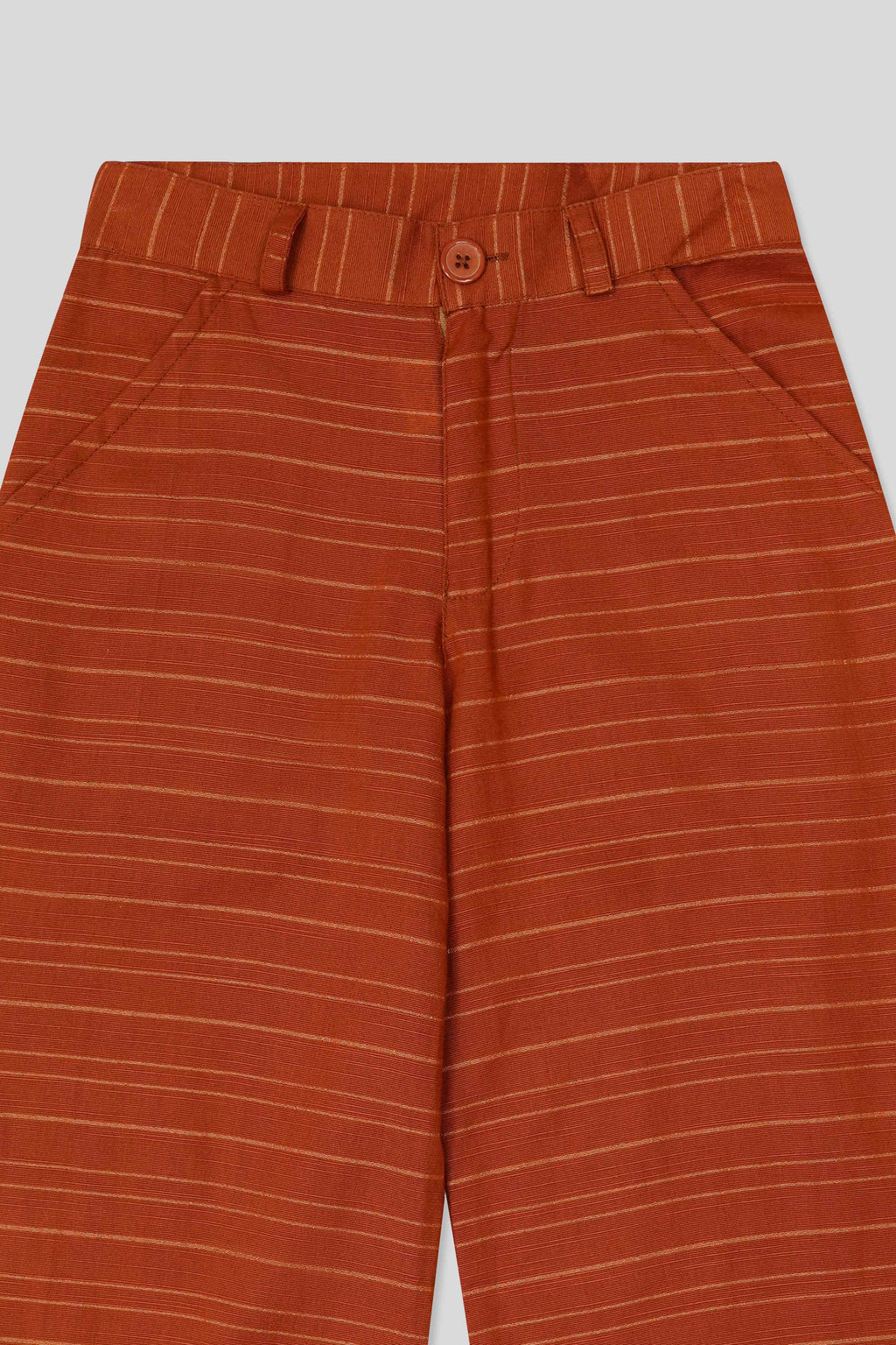 Junior Girls’ Two-Piece Cotton Set - Brown
