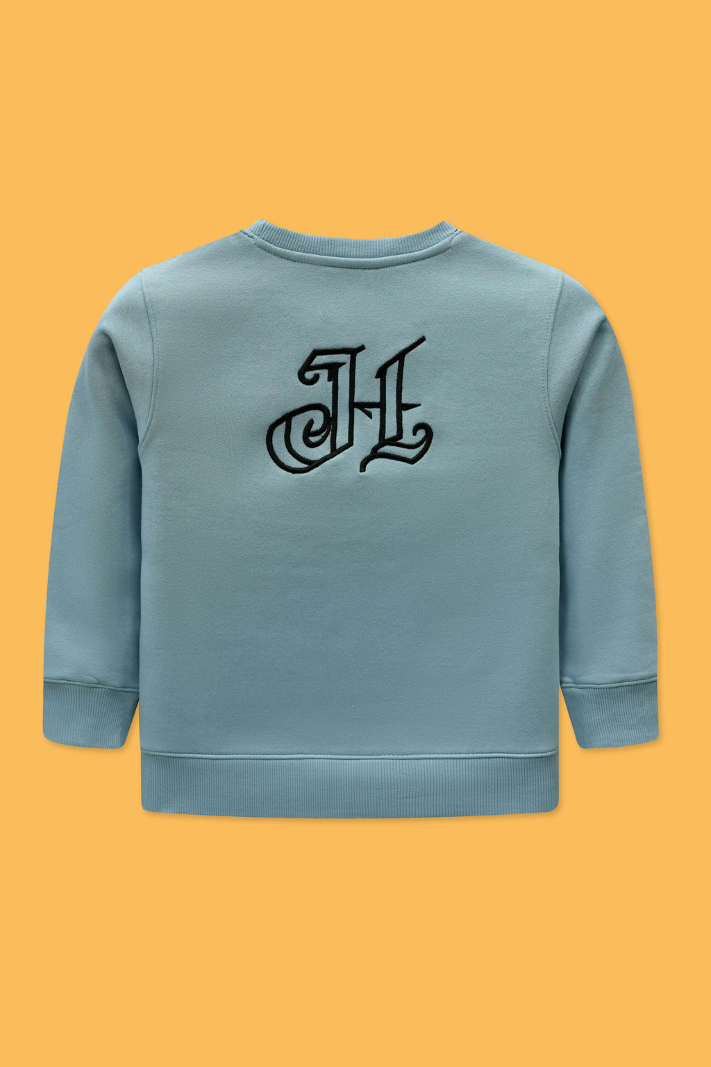 Little Boys’ Screen Print Sweatshirt - Aqua Splash