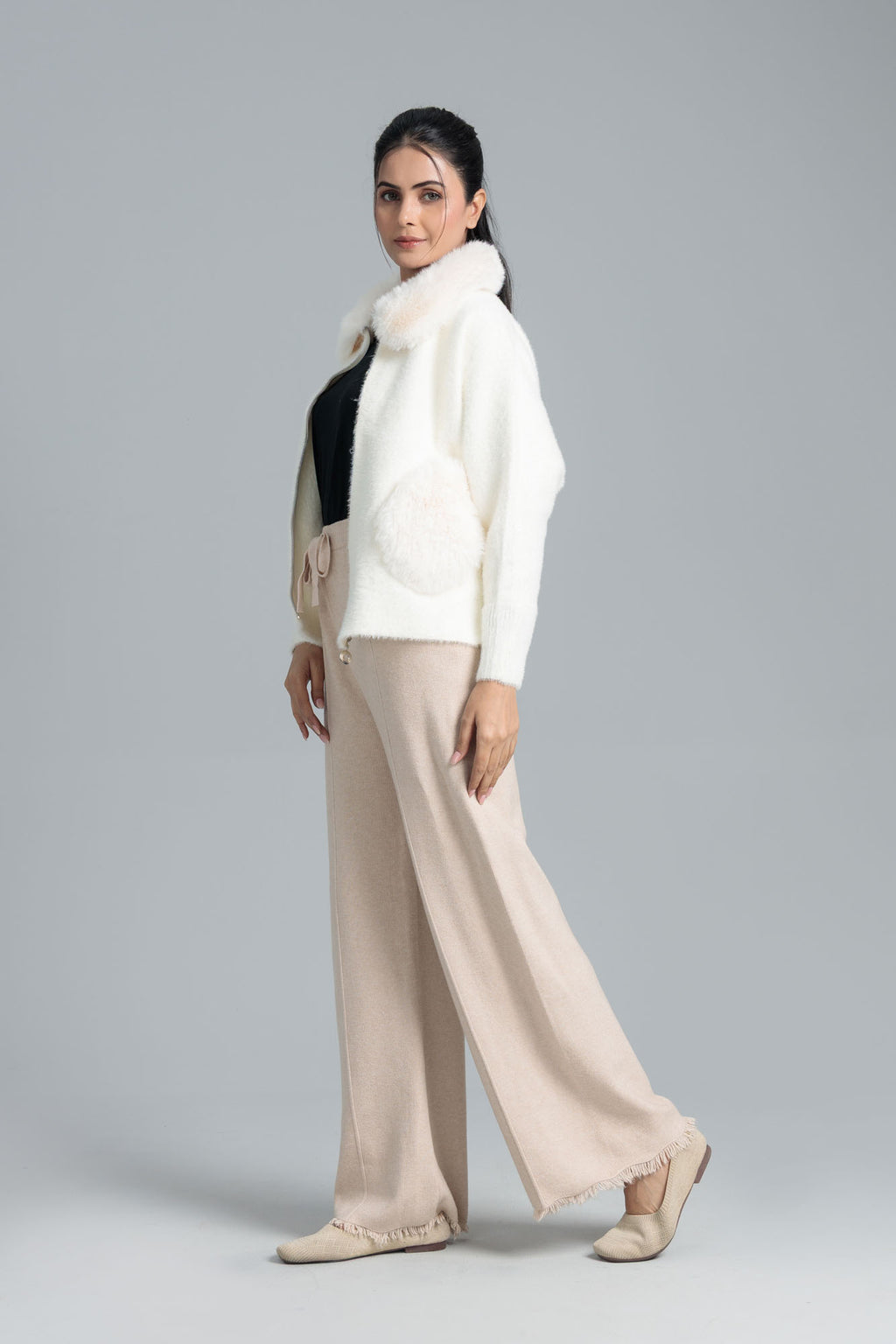 Women’s Wool Cardigan - Off White