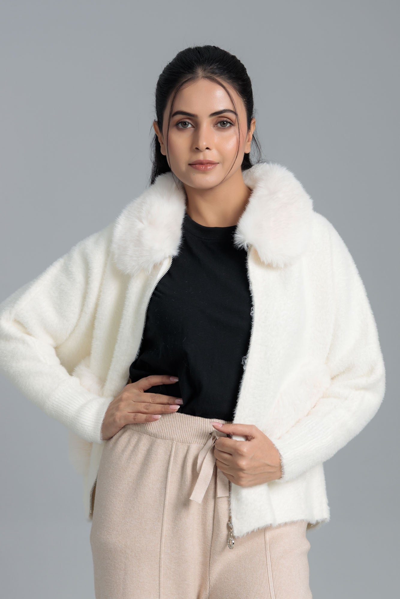 Women’s Wool Cardigan - Off White