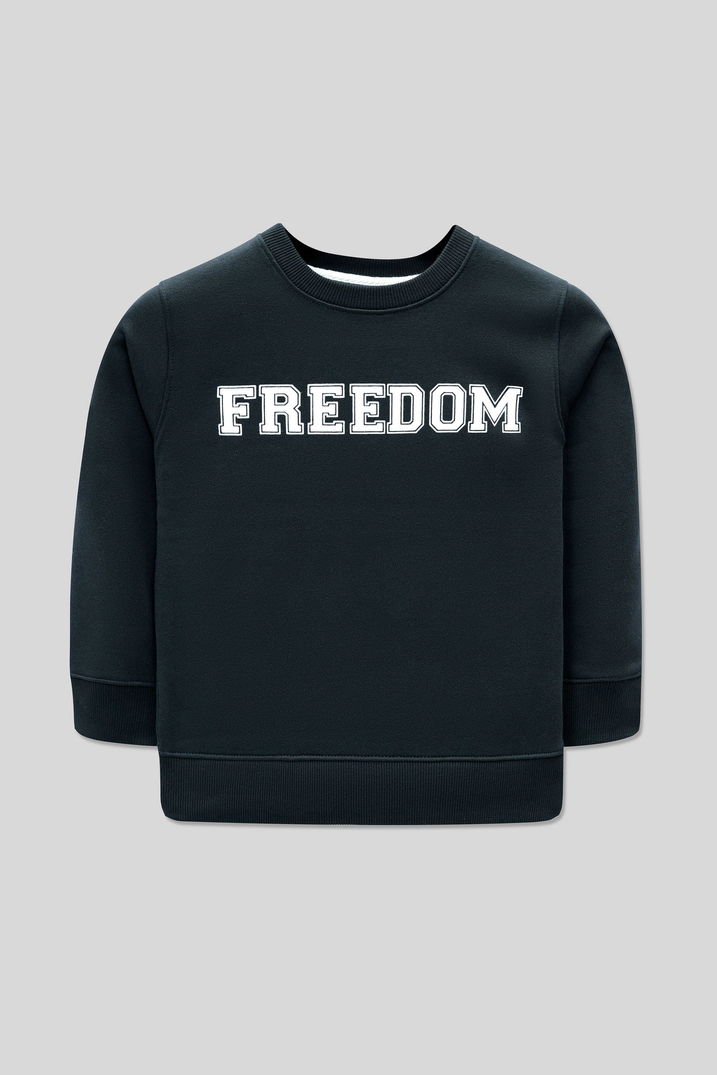 Boys Embroidered Sweatshirt – Black