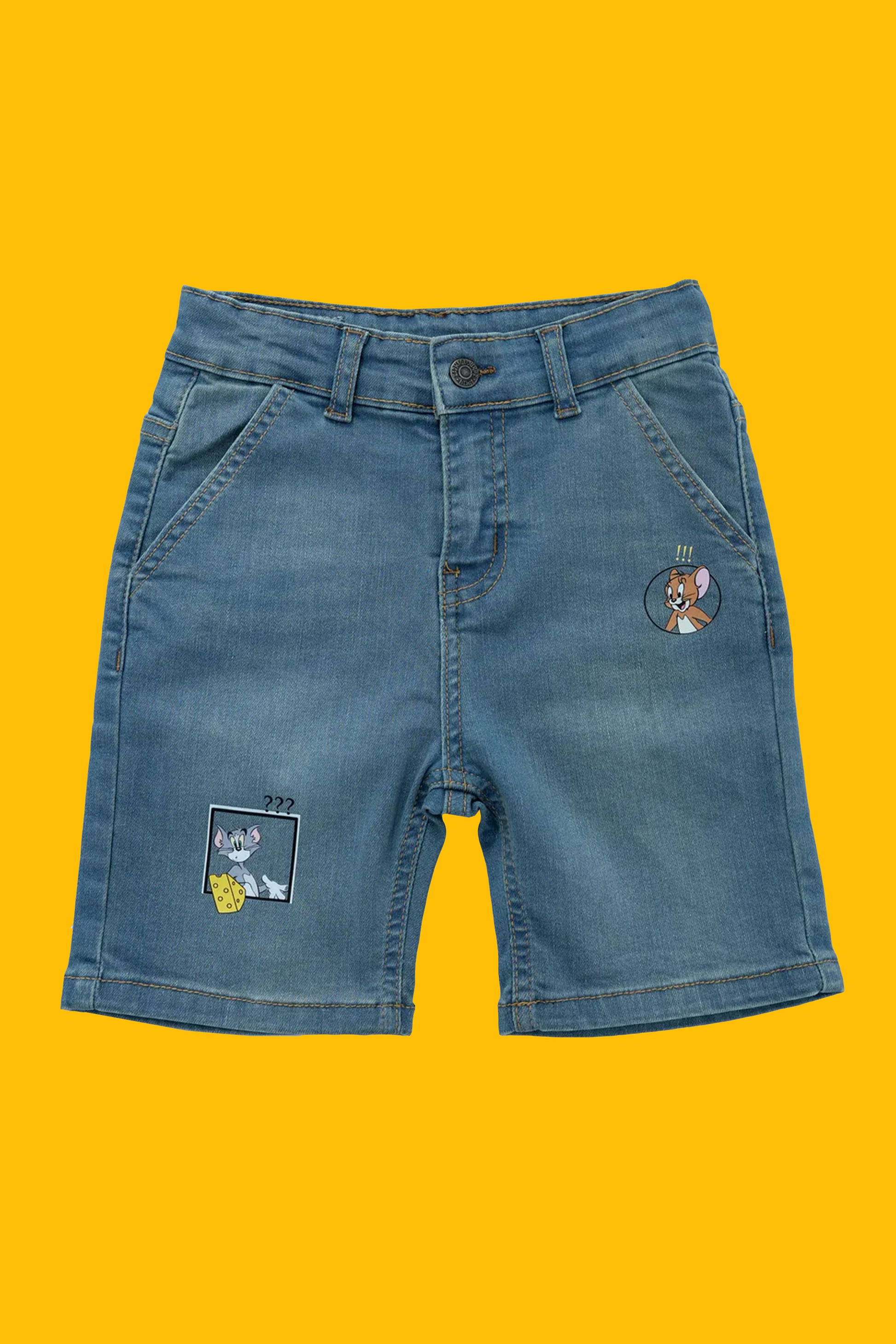 Boys Denim Short - Dirty Wash